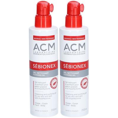 Sebionex GEL Moussant - Gel moussant purifiant. fl 200 ml x2 2x200 Waschgel
