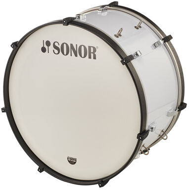 Sonor MC2614 CW Marching Bass Drum Blanc