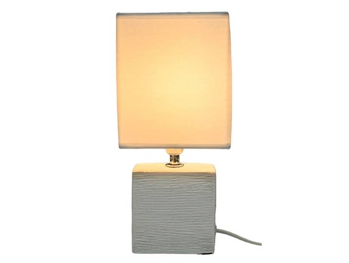 Tischlampe KUBIK 30cm 40W weiss