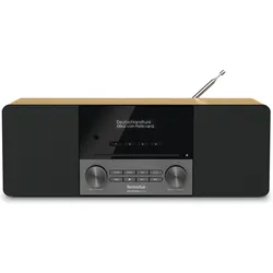 TechniSat Digitradio 3 Asa (DAB, FM, Bluetooth), Radio, Braun, Schwarz