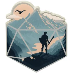 Crit Stones The d20 Champion Pin