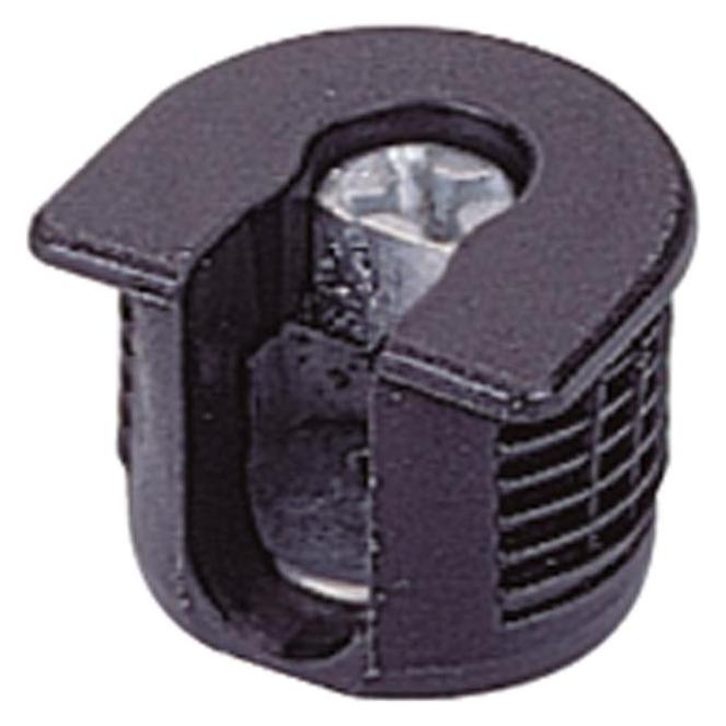 Hettich VB 35 / 19 für 19 mm Fachböden, schwarz, ohne Steg (1 Stk.) (228812)
