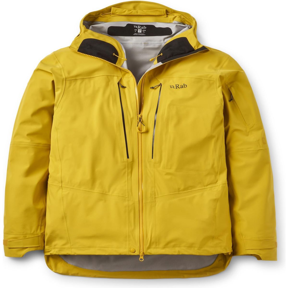 Rab Kinetic Alpine Stretch Jacket dark pollen (DPL) XL QWI-73-DPL-XLG