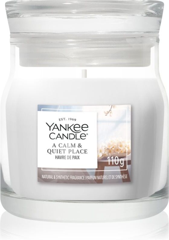Yankee Candle A Calm & Quiet Place bougie parfumée Signature 110 g