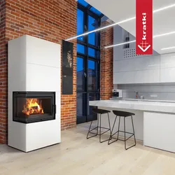 Kamineinsatz Simple Box 8 kW Ø 200 Bianco