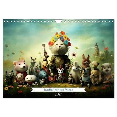 Fabelhafte fremde Welten (Wandkalender 2027 DIN A4 quer), CALVENDO Monatskalender