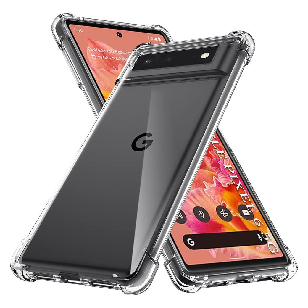 Techsuit - Shockproof Clear Silicone - Google Pixel 6 - Clear (Google Pixel 6) (56345387)