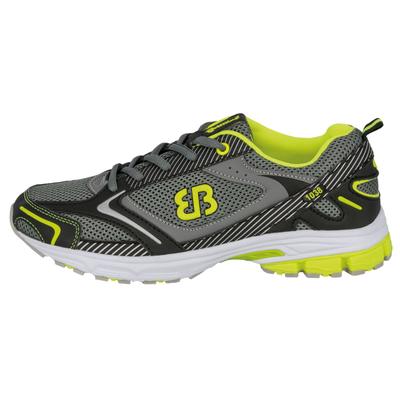 Laufschuh BRÜTTING "Joggingschuh Fusion", Herren, Gr. 39, grau, Synthetik, Schuhe Laufschuh