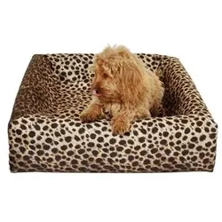 Lubiana Bia Bettdecke Premium Leopardendruck (Hund, Katze), Hundebett + Katzenbett