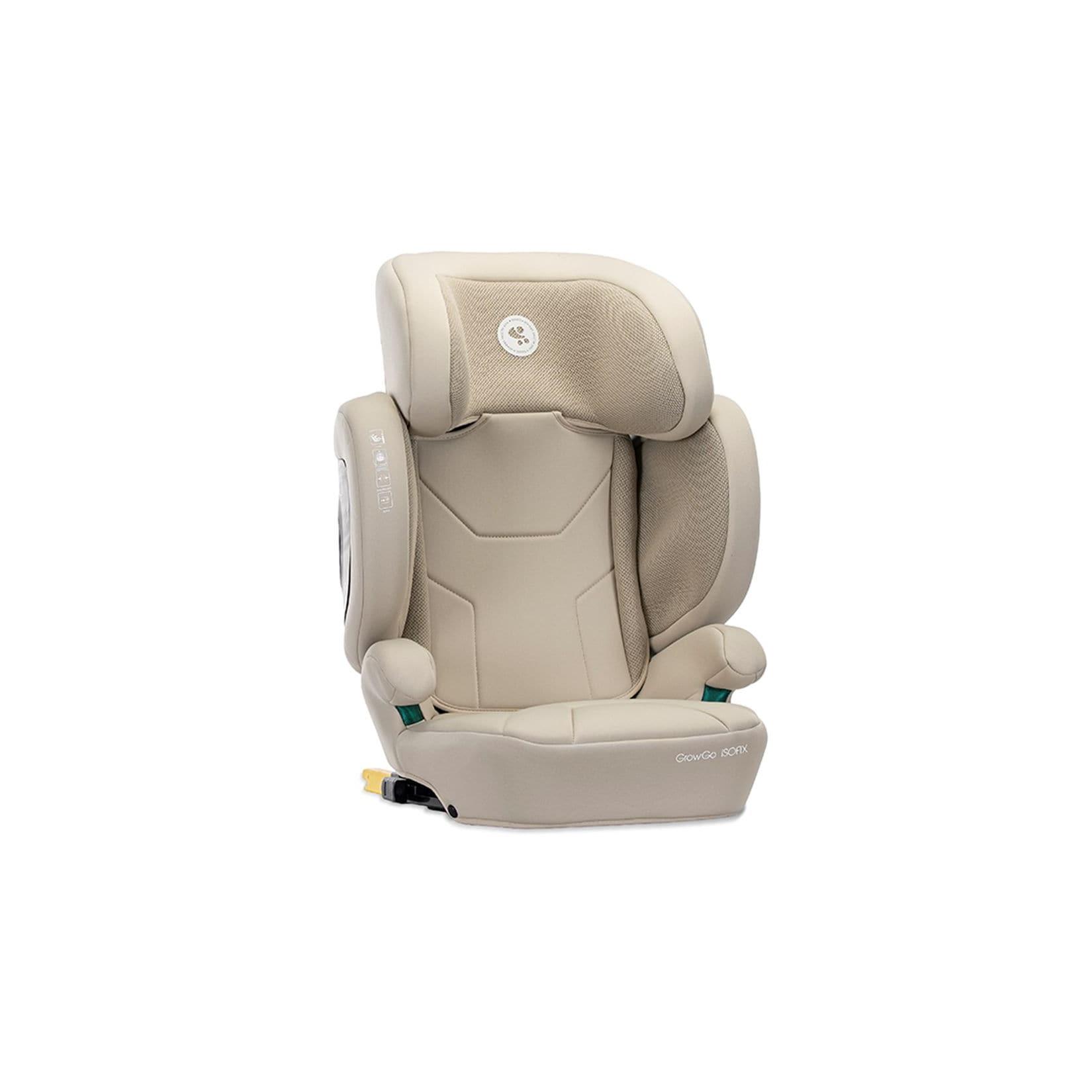 Lorelli Kindersitz Growgo Isofix i-Size 100x150cm Isofix klappbar Kopfstütze beige
