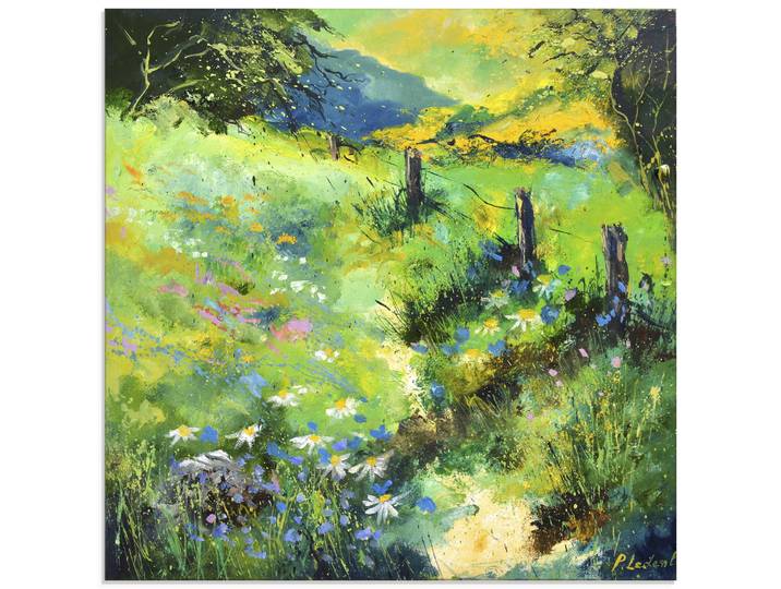 Wandbild ARTLAND Green field , farbe bild(er): grün, B:20cm H:20cm, Bilder, Wandbild, als Alubild, Leinwandbild, Poster, Wandaufkleber in verschied. Grössen