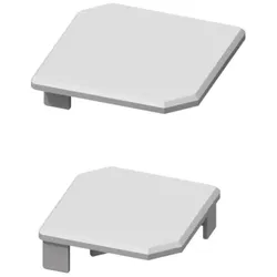 TraumGarten SYSTEM Ersatzteil Kappen-Set, Silber