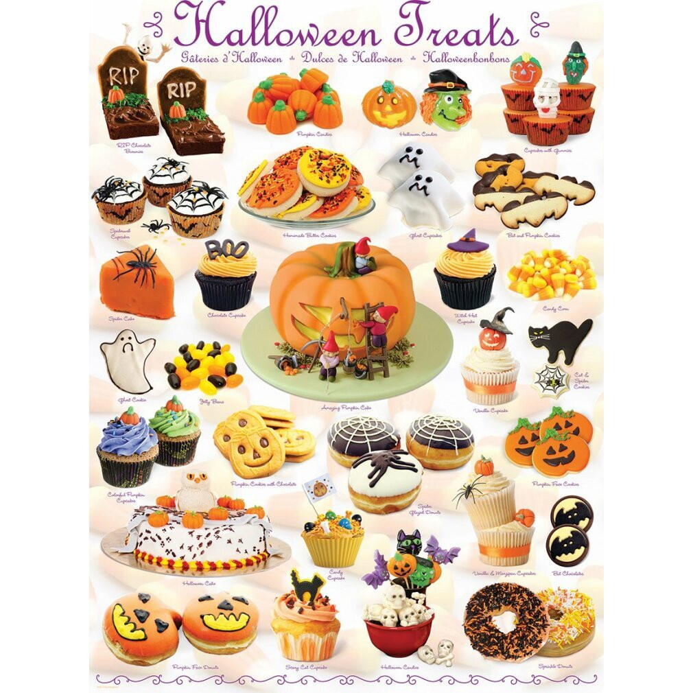 Eurographics Halloween Bonbon Puzzel, 1000 stukjes
