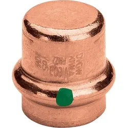 Verschlusskappe PROFIPRESS 2456, 35mm 349332, aus Kupfer, für Wasser