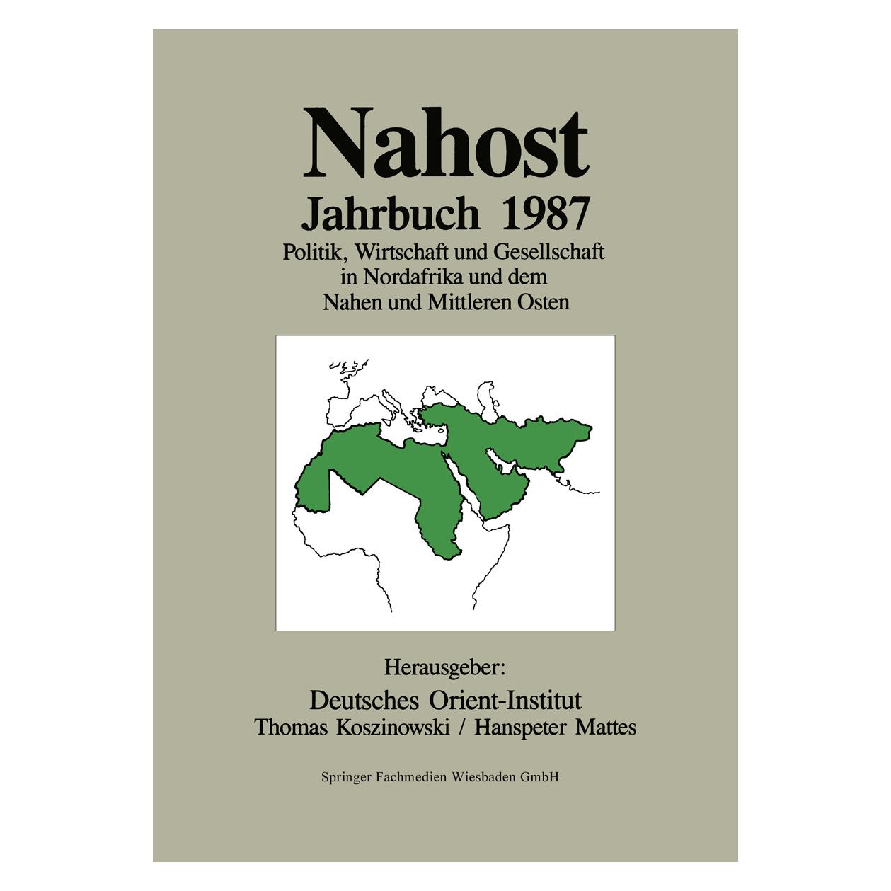 VS Nahost Jahrbuch 1987 (Deutsch, Softcover, Deutsches Orient-Institut) (55556089)