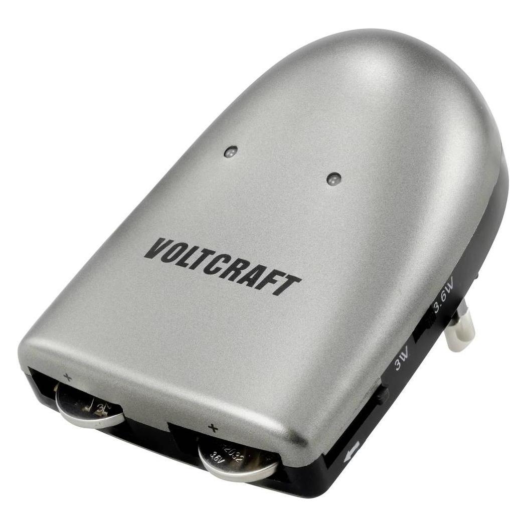 Voltcraft Knopfzellen-Ladegerät (1 Stk., Ladegerät ohne Akku) (VC-15228900)
