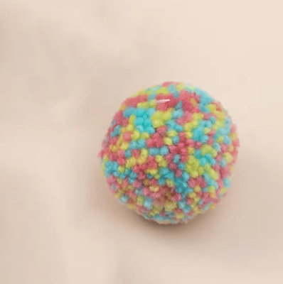Inspire Curations YarnBounce Interactive Cat Ball Toy pink