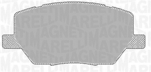 Magneti Marelli Bremsbelagsatz, Scheibenbremse 363916060793 Für Jeep Fiat (Gac Fca) Alfa Romeo Chrysler
