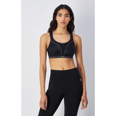 Sport-BH SHOCK ABSORBER "Sa Bra S5044 ULTIMATE RUN BRA", Damen, Gr. 75, Cup F, schwarz, Obermaterial: 100% Polyamid, BHs Sport-BH, für Fitness und intensive Laufsessions geeignet
