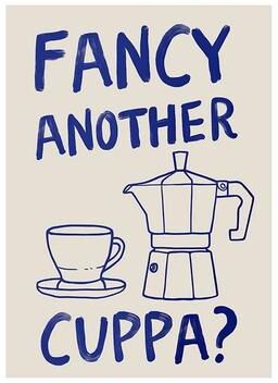 Uplift Picks Coffee Diver Canvas Wall Art Modern Coffee Wall Art For Kitchen Decor 23 40x50 Cm unframed