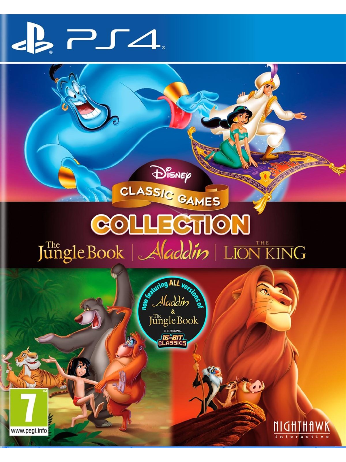 Disney Classic Games Collection: Aladdin The Lion King and The Jungle Book - Sony PlayStation 4 - Action - PEGI 7