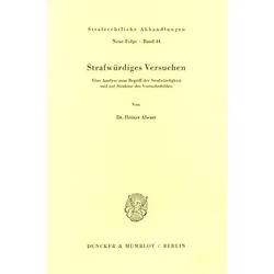 Strafwürdiges Versuchen., Fachbücher von Heiner Alwart