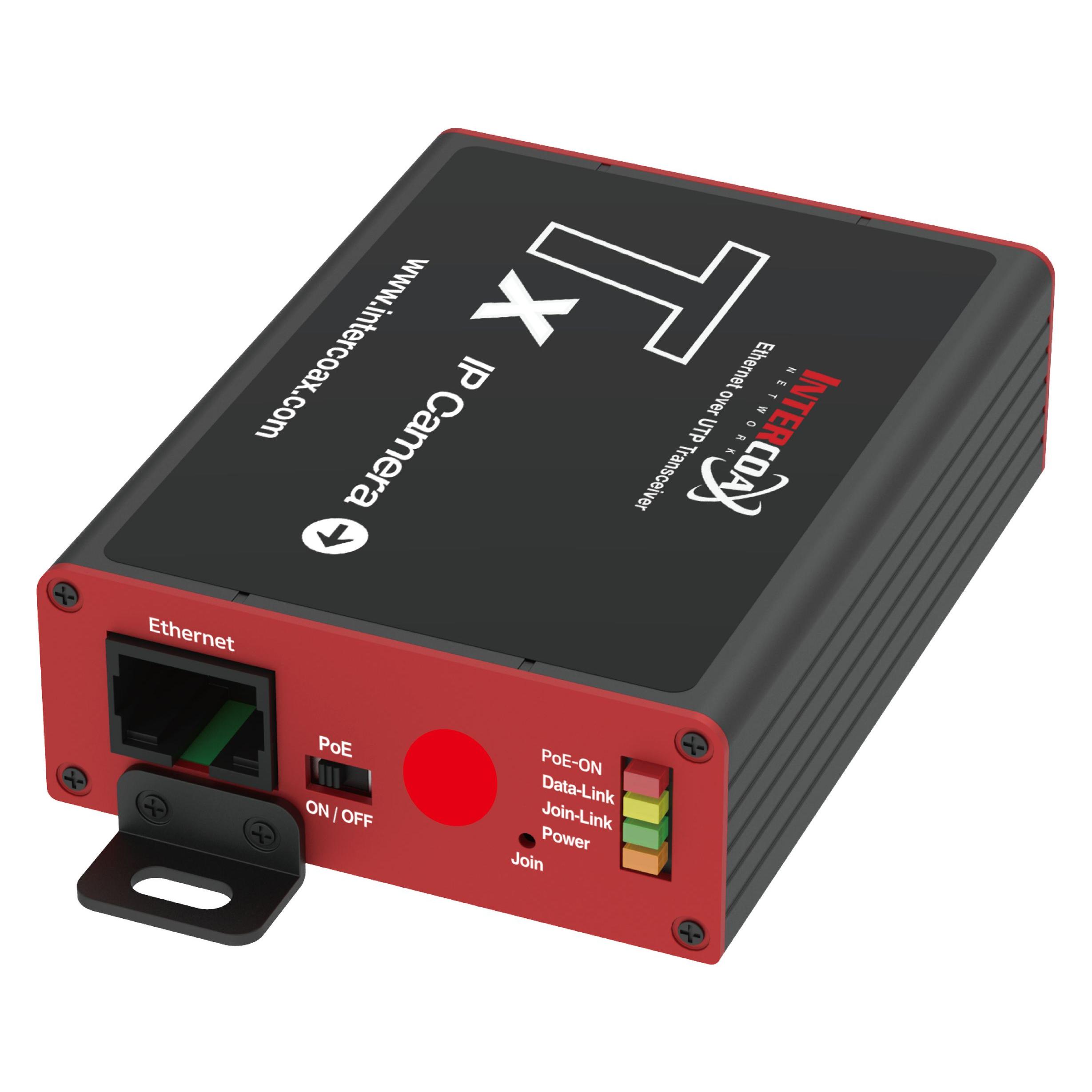 InterCoax Ethernet-Extender EUP-2601T-RED Cat.5e/6 Expansion (EUP-2601T-RED)