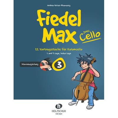 Fiedel-Max goes Cello, Band 3 - Klavierbegleitung -