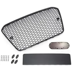Sportgrill Frontgrill Kühlergrill  Passend für Audi A5 S5 12-16 Wabengrill mit Emblemhalter