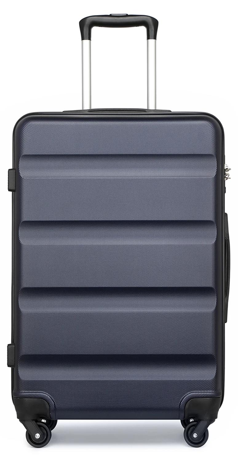 Koffer - 3-teiliges Set - Hartschale aus ABS - Leicht - 4 Doppelrollen - TSA-Schloss - Blau