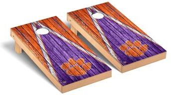 Skip's Garage Clemson Tigers 2x4 Pro Cornhole Boards - V4
