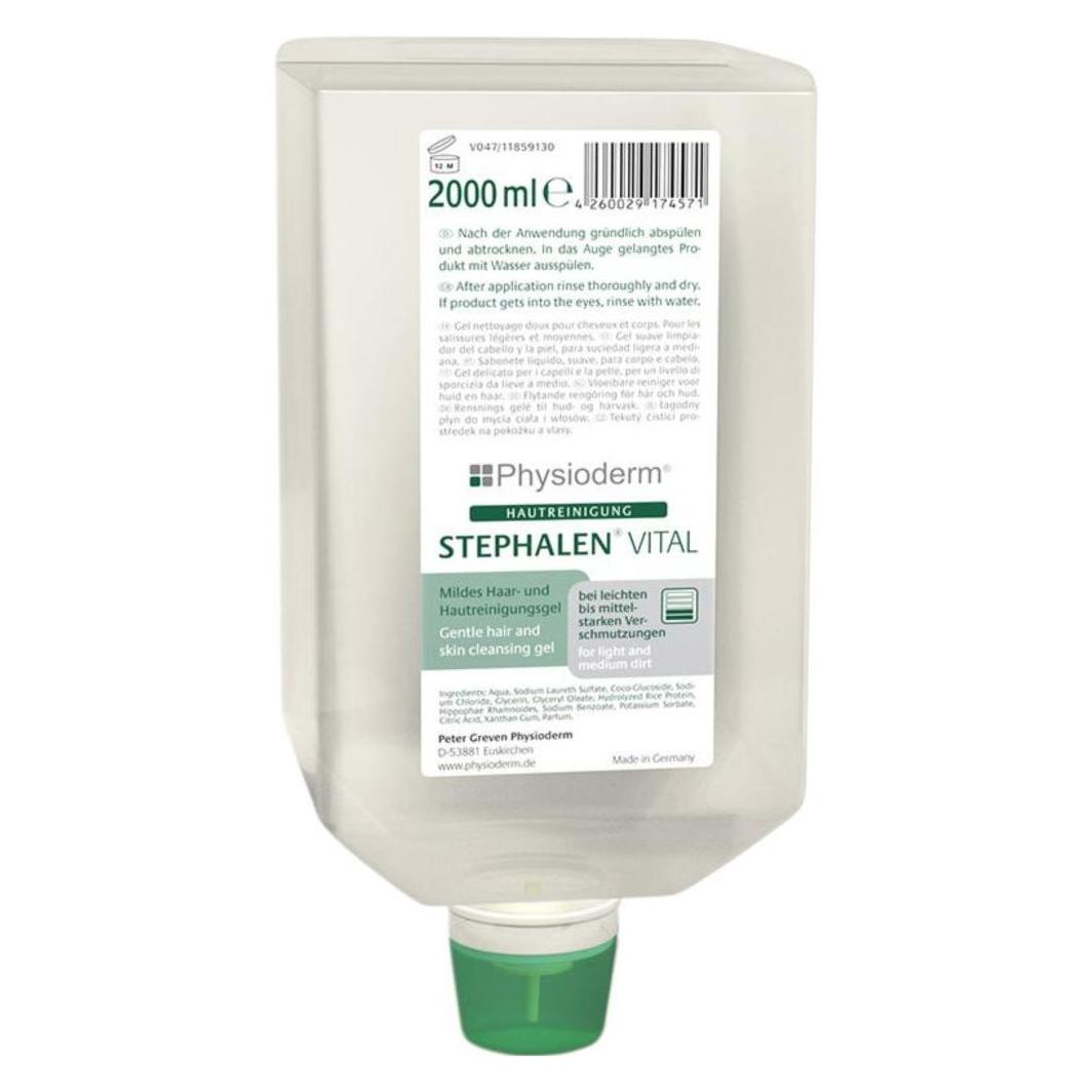 Physioderm Hautsch.ReinigerStephalen Vital,2000 ml Faltflasche (2000 ml) (4260029174571)
