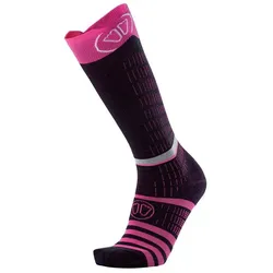 Sidas, Herren, Sportsocken, Ski Touring - Skisocken (40 - 41), Schwarz, Rosa