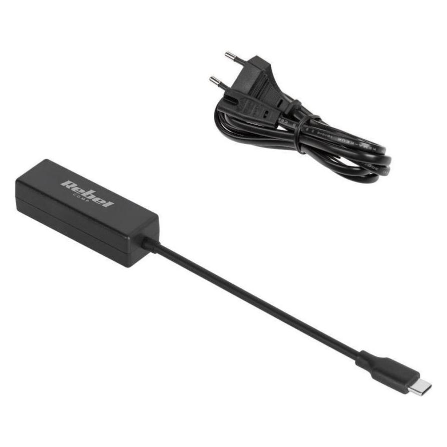 Rebel Universal-Netzteil 12 Klemmen 90 W 15-20 V automatisch mit Power Delivery-Funktion (90 W) (KOM0962)