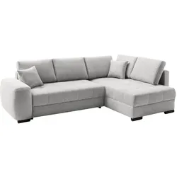 Ecksofa Paul de Luxe Stoff Grau Grey