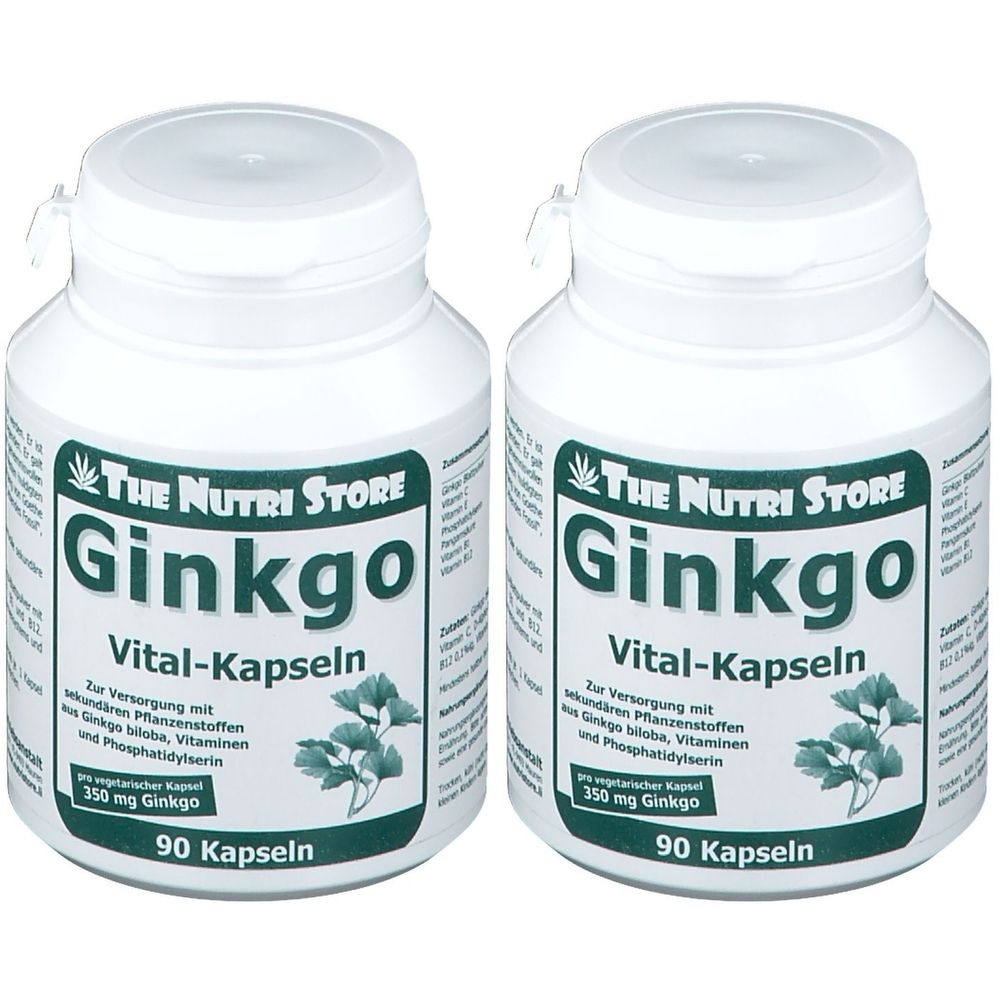 Ginkgo Biloba 350 mg vegetarische Kapseln 2x 2x90 St