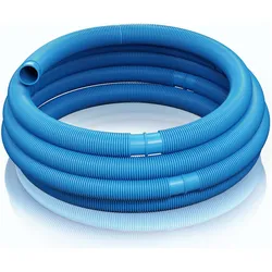 Wiltec, Pool Zubehör, Poolschlauch 12 m ⌀38 mm Schwimmbadschlauch mit Muffe Saugschlauch