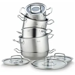 Fissler Original-Profi Collection, Pfannenset + Topfset, Silber