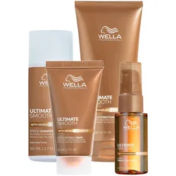 310ml Wella Professionals Ultimate Smooth Trial Set (Shampoo 50ml + Conditioner 200ml + Mask 30ml + Oil Serum 30ml)