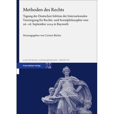 Methoden des Rechts, Gebundene Ausgabe von , Franz Steiner Verlag, 978-3-515-14000-3