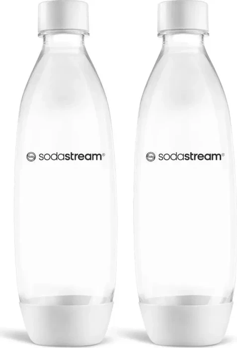 SODASTREAM Flasche Fuse 2 x 1 l White Spülmaschinenfest, 2 Stück