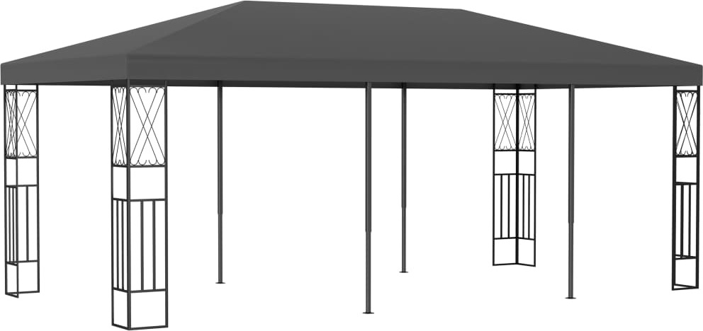 The Living Store Pavillon 3x6 m Anthrazit Stoff