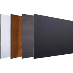 HPL Zaunlamelle 179,2 x 32,9 x 0,6 cm - HPL Sichtschutz Lamelle in Weiß - Lamellen für Sichtschutzzaun HPL im Garten & Terrasse