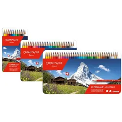 Caran d'Ache, Malstifte, Prismalo Aquarelle Metallschachtel (40x)