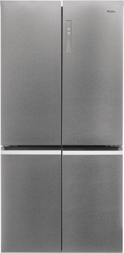 Haier Cube 90 Serie 5 HCR5919FOPG Side-by-Side Kühlkombination Freistehend 528 l F Grau