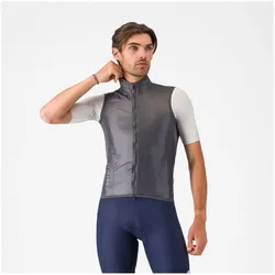 Castelli, Herren, Velojacke, Aria 2 Vest (XXL), Grau, XXL