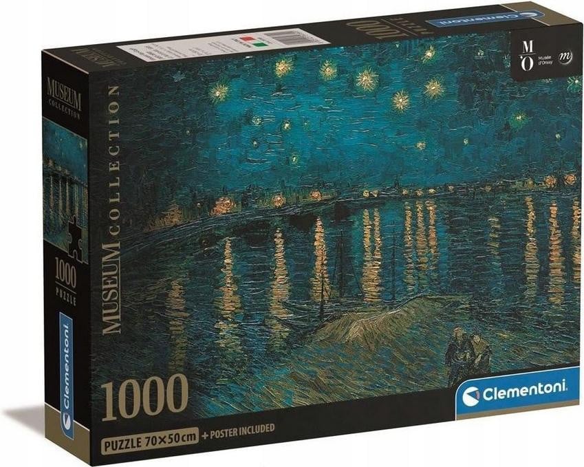 Clementoni CLE puzzel 1000 stukjes Notte Stellata Sul Rod