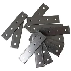 MakerBeamXL 15x15 Brackets, Profilverbinder, 12 Stück - Verbinder-Typ: Gerade - Farbe: silber