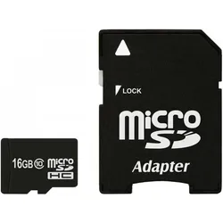 IMRO Micro-SD Speicherkarte 16GB (16 GB, microSDHC, U1), Speicherkarte, Schwarz
