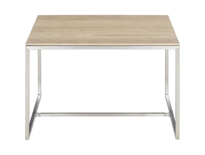 WILLISAU SWITZERLAND Salontisch Willisau Levo Eiche 60 x 60 cm - Farbe: Natur, Silber - Material: Eiche, Metall